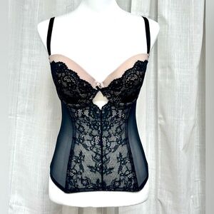 Victoria’s Secret Black Lace Bustier ❤️